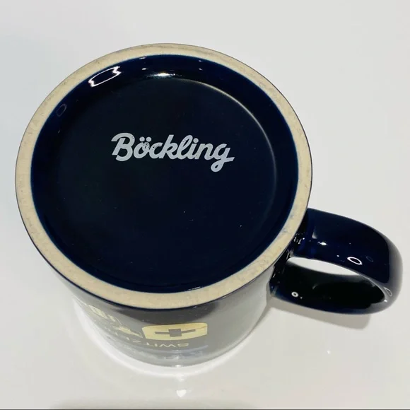 Bockling German Coffee Cup Deutschland Made in Germany Blue and Gold - Picture 5 of 8